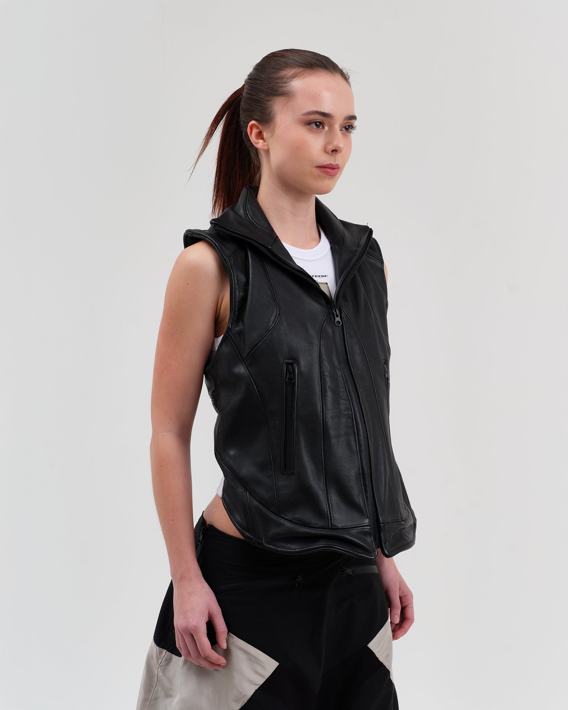 GATLING LEATHER GILET