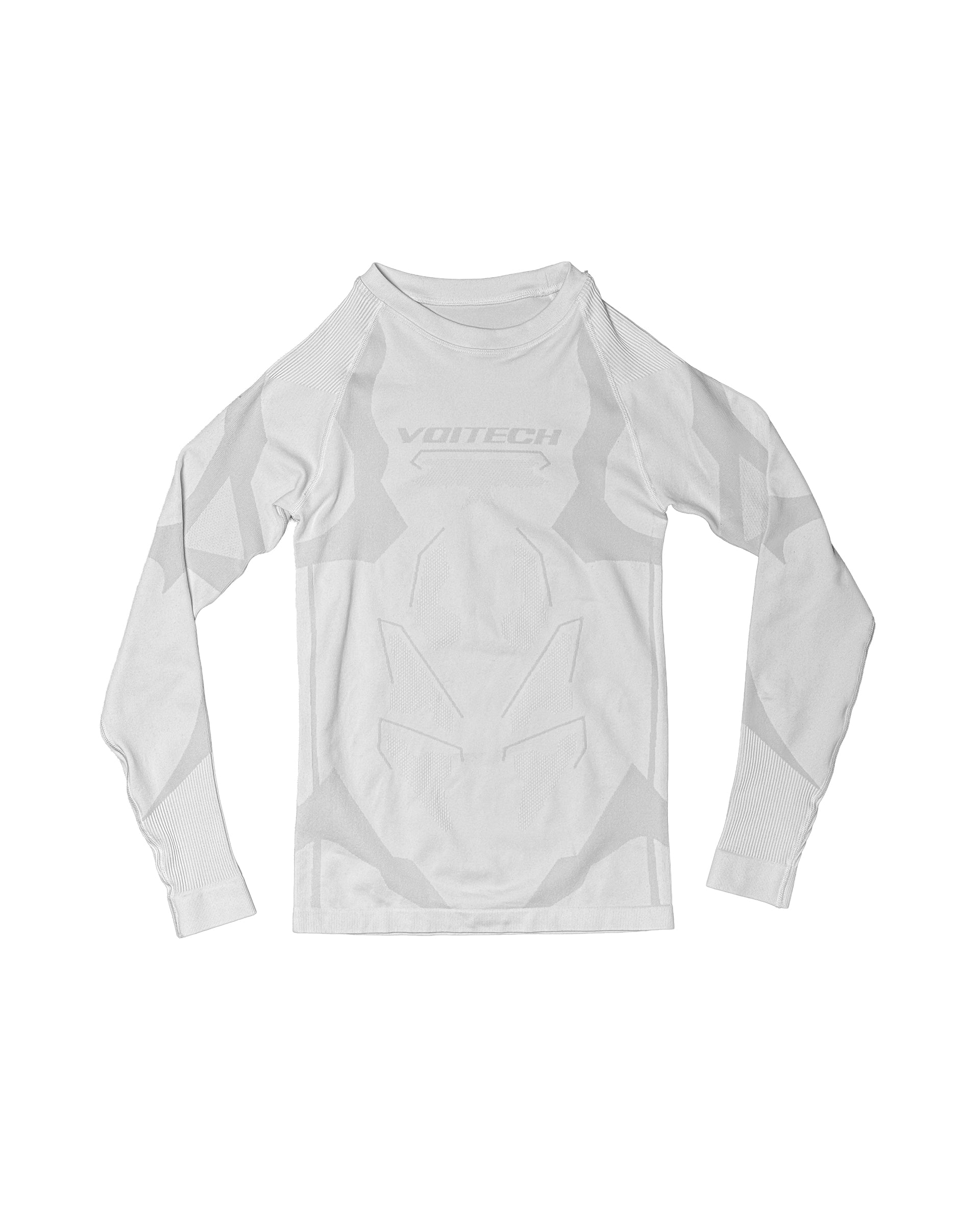FRACTAL RACING COMPRESSION LONG SLEEVE (WHITE)