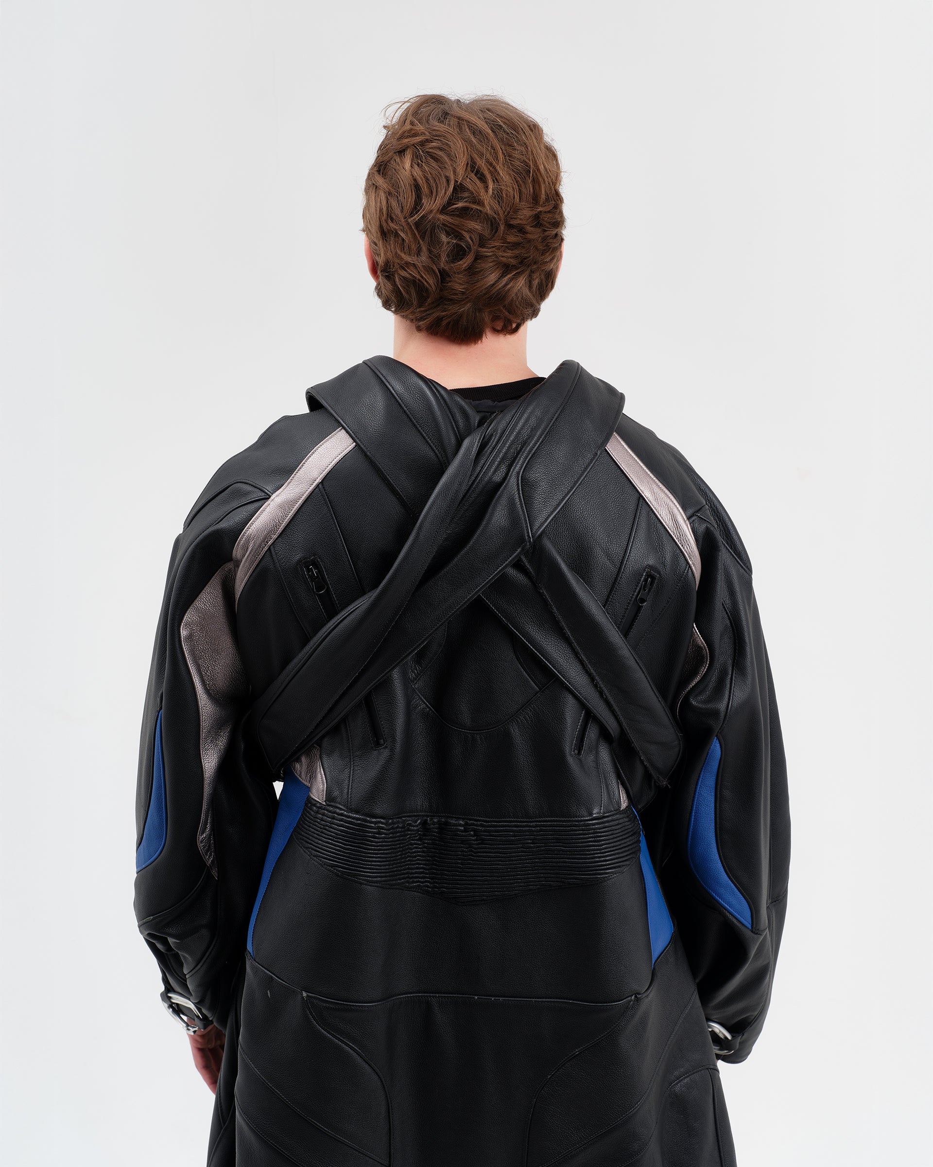 CROSSBLADE LEATHER TRENCH