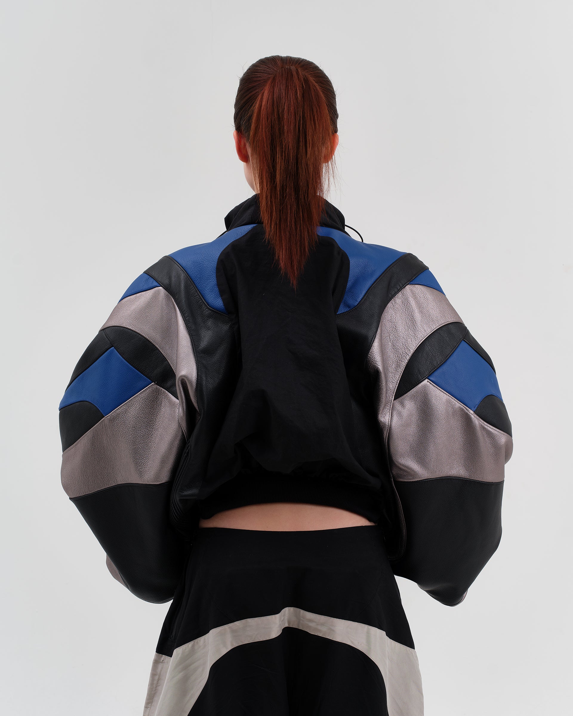 OMEGA LEATHER BOMBER