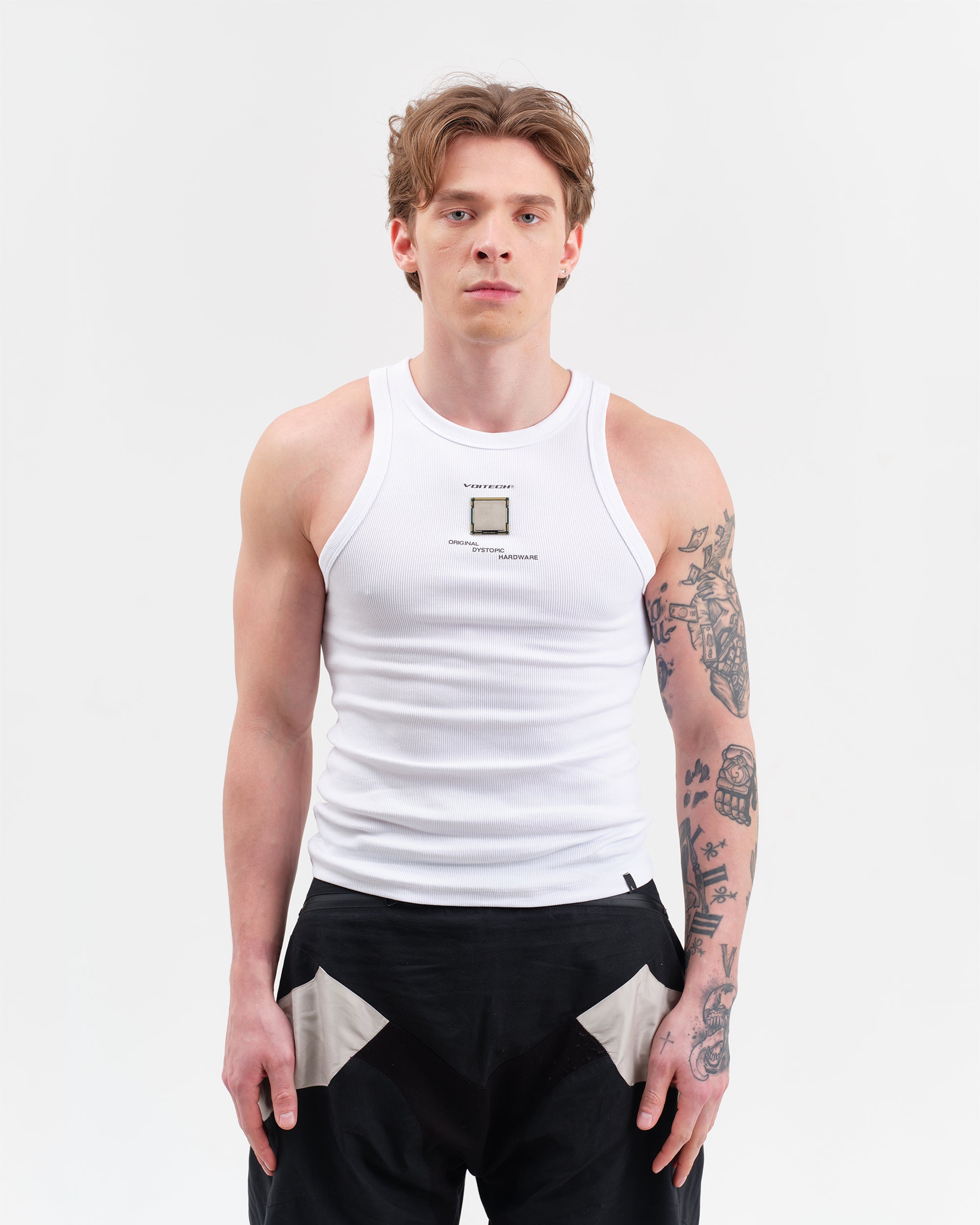 WHITE CPU VEST