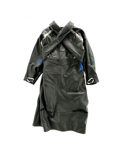 CROSSBLADE LEATHER TRENCH