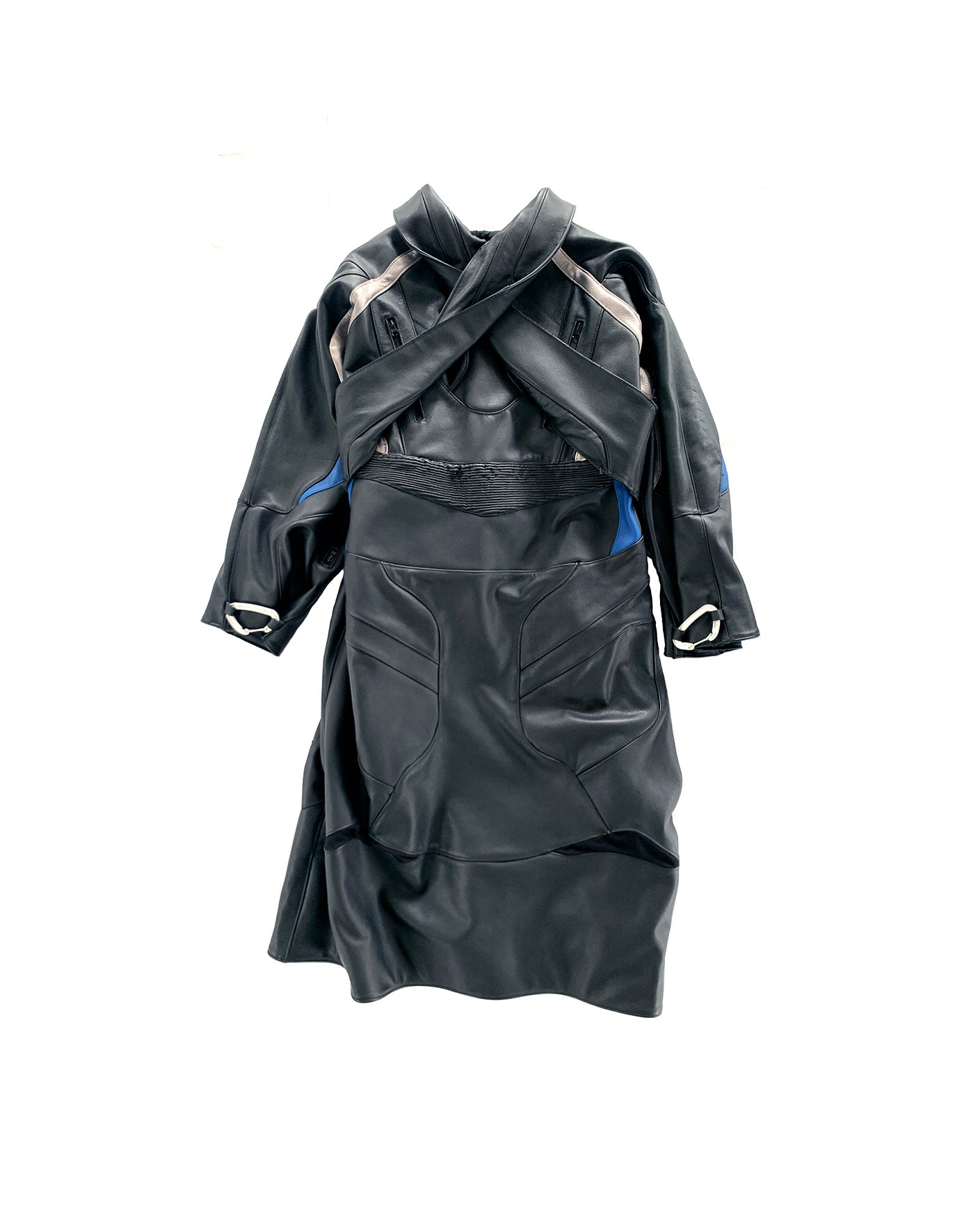 CROSSBLADE LEATHER TRENCH